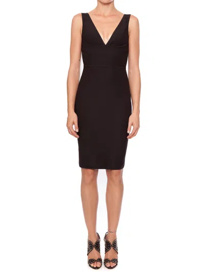 Dsquared2 Wool Mini Dress In Black
