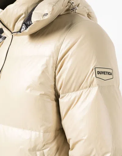 Duvetica Tifo Puffer Down Jacket In Neutral