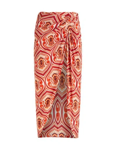 Etro Sarong Skirt With Graphic Print