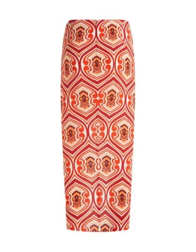 Etro Sarong Skirt With Graphic Print