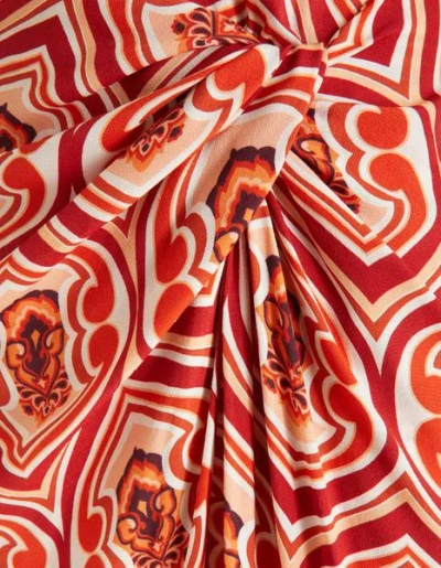 Etro Sarong Skirt With Graphic Print