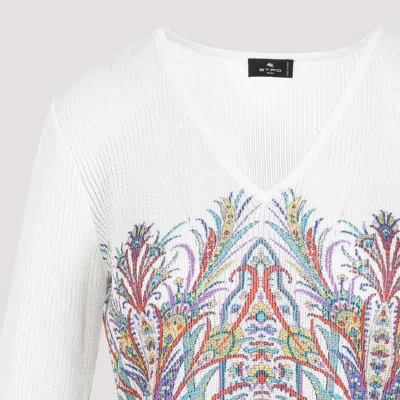 Etro Fringed Knitted Top
