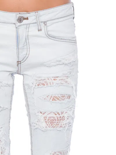 Fagassent Skinny Jeans With Lace
