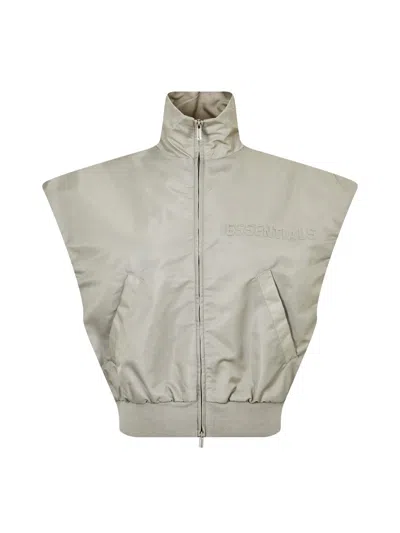 Fear Of God Essentials Logo Smoke Running Vest