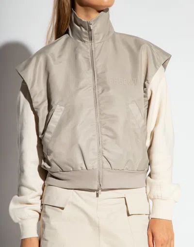Fear Of God Essentials Logo Smoke Running Vest