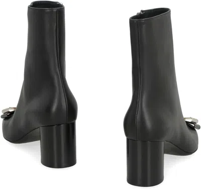 Ferragamo Women's Leonia Leather Ankle Boots