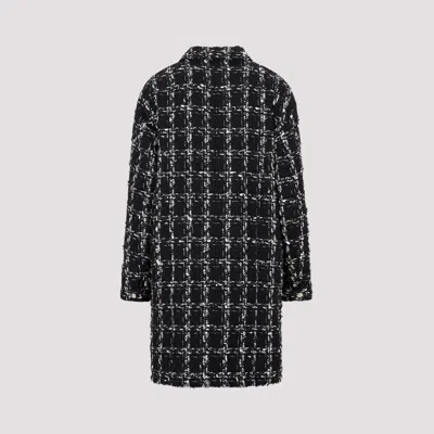 Giambattista Valli Checked Bouclé Coat