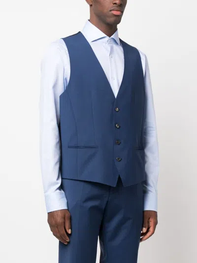 Hugo Boss Single-breasted Buttoned Waistcoat