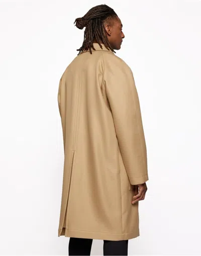Hugo Boss Medium Beige F Cam Patch Coat