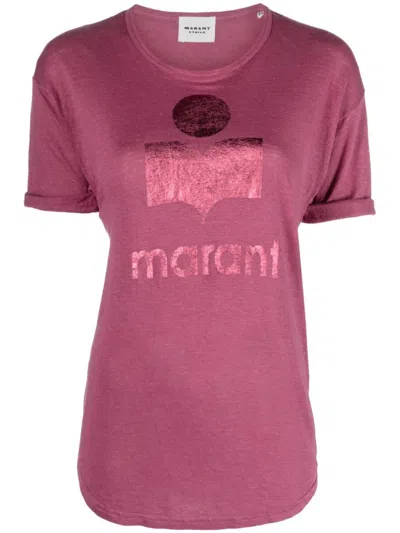 Isabel Marant Étoile Koldi Logo-print Linen T-shirt