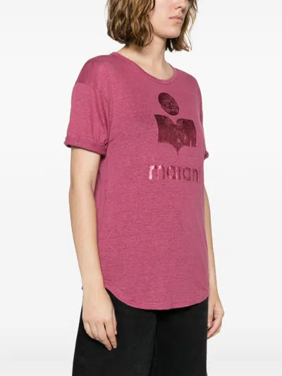 Isabel Marant Étoile Koldi Logo-print Linen T-shirt