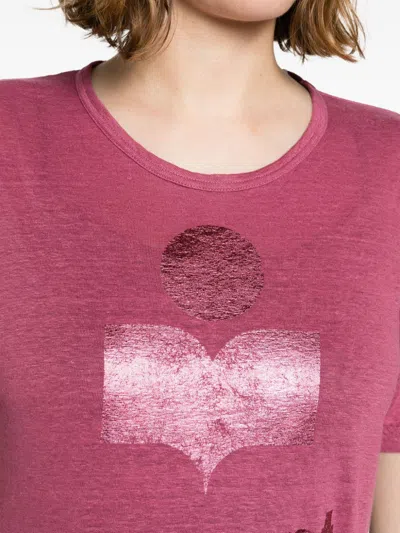 Isabel Marant Étoile Koldi Logo-print Linen T-shirt