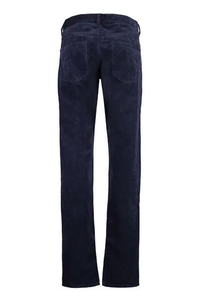 Isabel Marant Corduroy Trousers With Belt Loops And Metal Buttons