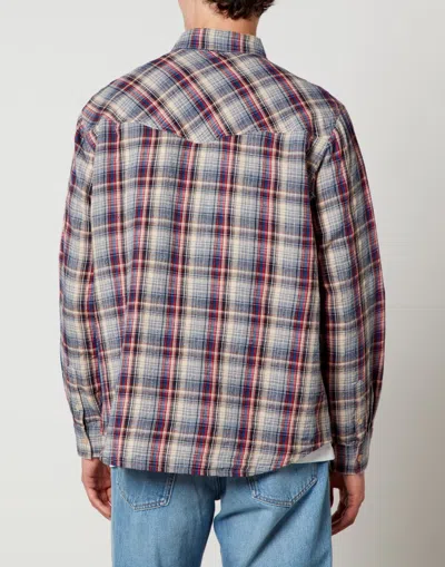 Isabel Marant Plaid Pattern Shirt With Button-down Collar In Multi