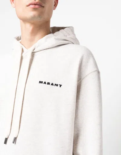 Isabel Marant Embroidered-logo Drawstring Hoodie