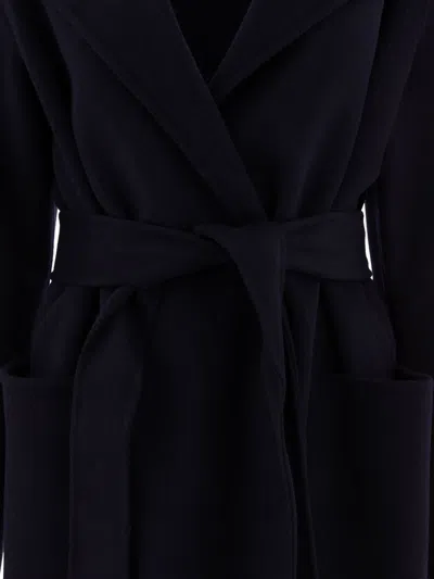 Ivy & Oak Celie Edie Double Face Coat With Hoodie In Blue