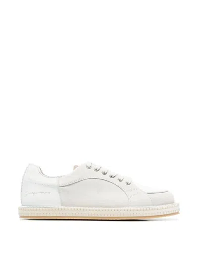 Jacquemus Men's Hi-top Sneakers With Logo Rubber Sole