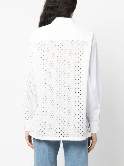 Kenzo Women's Broderie Anglaise Cotton Shirt