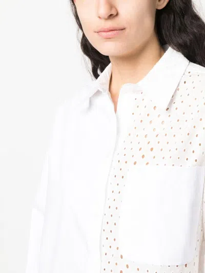 Kenzo Women's Broderie Anglaise Cotton Shirt