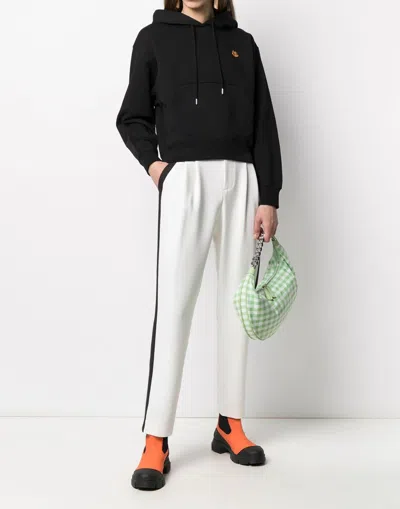Kenzo Tiger Crest Embroidered Drawstring Hoodie