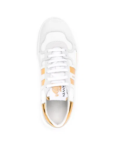 Lanvin Clay Low-top Sneakers In White