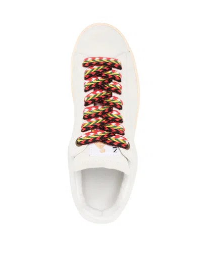Lanvin Lite Curb Low-top Sneakers In White