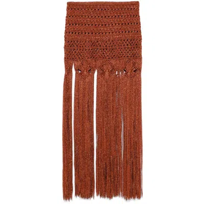 Alanui Ray Of Light Mini Skirt In Multicolor