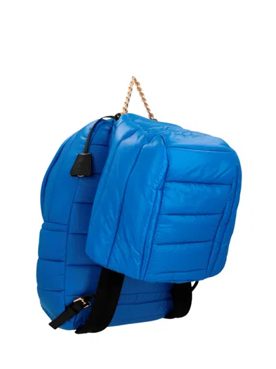 Love Moschino Quilted Hooded Backpack