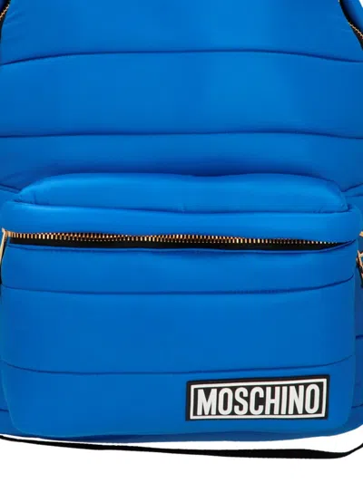 Love Moschino Quilted Hooded Backpack