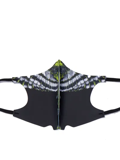 Marcelo Burlon County Of Milan Birds Wings Printed Knitted Face Mask