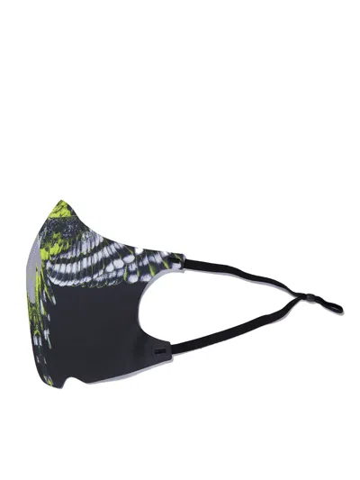 Marcelo Burlon County Of Milan Birds Wings Printed Knitted Face Mask