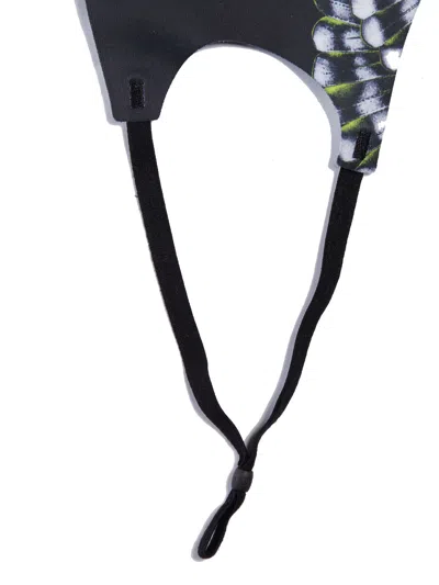 Marcelo Burlon County Of Milan Birds Wings Printed Knitted Face Mask