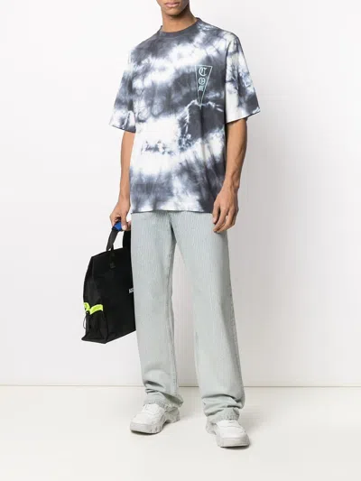 Marcelo Burlon County Of Milan Marcelo Burlon Com Logo Tie-dye Oversize T-shirt
