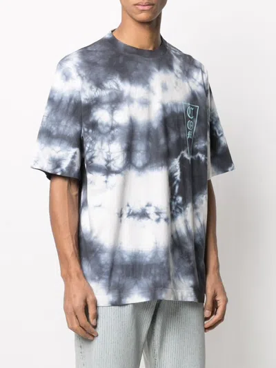 Marcelo Burlon County Of Milan Marcelo Burlon Com Logo Tie-dye Oversize T-shirt