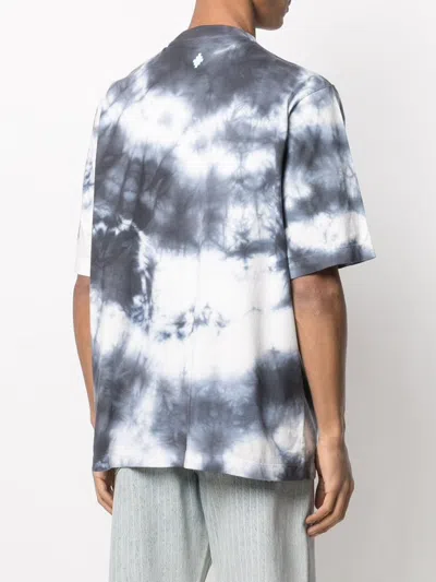 Marcelo Burlon County Of Milan Marcelo Burlon Com Logo Tie-dye Oversize T-shirt