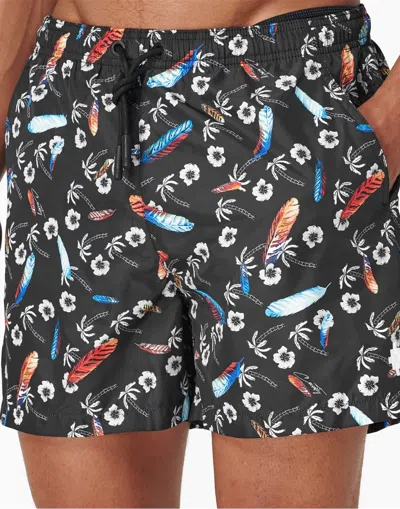Marcelo Burlon County Of Milan Marcelo Burlon Man Swim Trunks Black Size Xxl Polyester In Blue