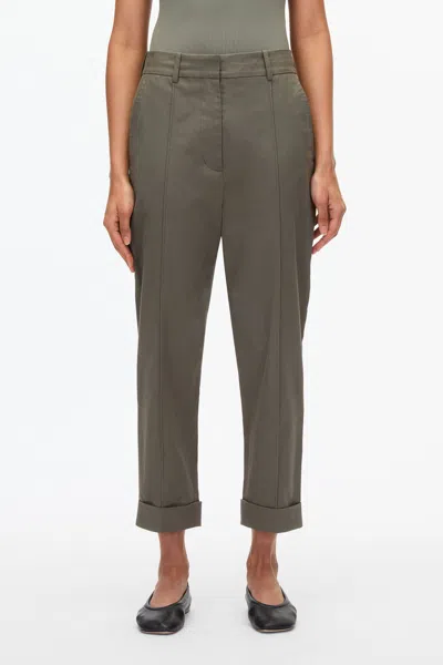 3.1 Phillip Lim Cropped Carrot Trousers In Army