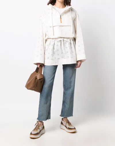Moncler 2  Genius 1952 Asnen Broderie Anglaise Cape