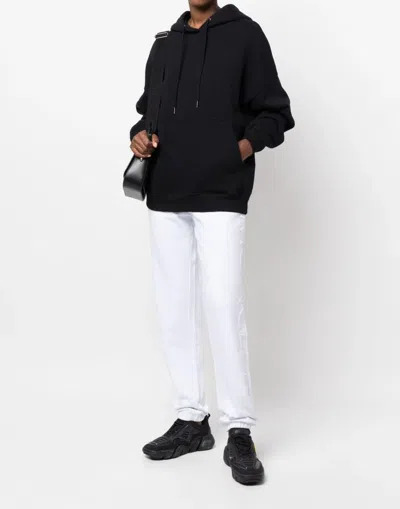 Moncler Cotton Jersey Logo Sweatpants