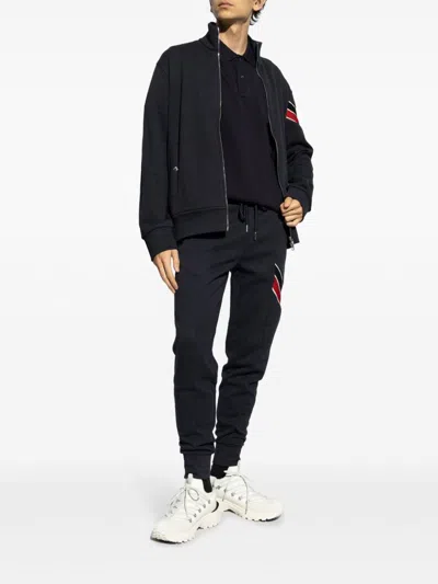 Moncler Jacket With High Collar And Full Zip Closure
