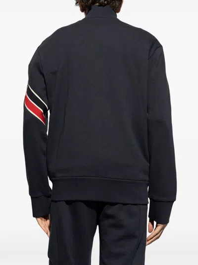 Moncler Jacket With High Collar And Full Zip Closure