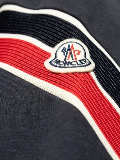 Moncler Jacket With High Collar And Full Zip Closure