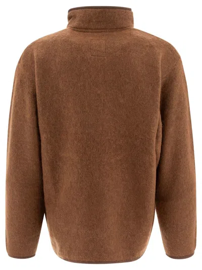 Nanamica Mohair Sweater Knitwear Brown In Brown