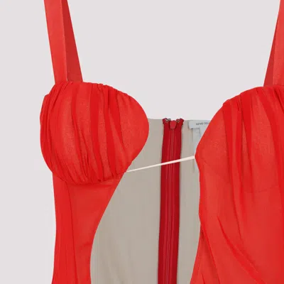 Nensi Dojaka Godet Mini Dress With Asymmetrical Panel Detail