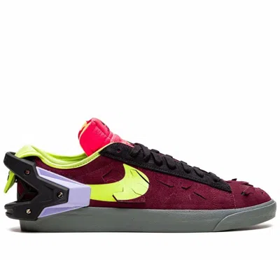 Nike Acronym Blazer Felt-trimmed Suede And Tpu Sneakers