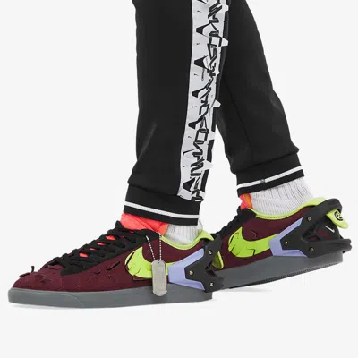 Nike Acronym Blazer Felt-trimmed Suede And Tpu Sneakers