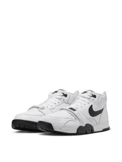 Nike White And Black Air Trainer 1 Sneakers