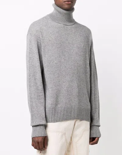 Off-white Basic Knit Turtleneck Sweater