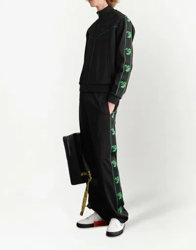Off-white Ow Face Band Track Top Sweatshirt