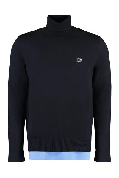 Shop Off-white Wool Turtleneck Sweater